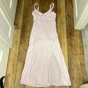 Light pink, maxi dress, size medium, old navy